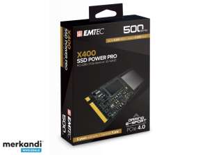 Emtec Внутренний твердотельный накопитель X400 500 ГБ M.2 2280 SATA 3D NAND 4700 МБ/с ECSSD500GX400