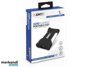 EMTEC X210G GAMING bærbar SSD 1TB 3.2 Gen2 3D NAND USB-C ECSSD1TX210G