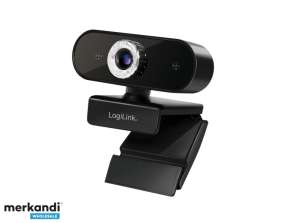 LogiLink Webcam USB 2.0, HD 1920x1080, mikrofonlu, siyah. UA0371