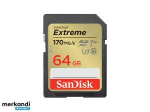 „SanDisk SDXC Extreme 64GB“ – SDSDXV2-064G-GNCIN