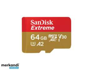 SanDisk MicroSDXC Extreme 64 Go - SDSQXAH-064G-GN6MA