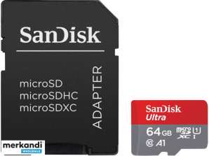 SanDisk MicroSDXC Ultra 64 Go - SDSQUAB-064G-GN6MA