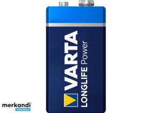Batería alcalina Varta, E-Block, 6LR61, 9 V de larga duración, blíster (paquete de 2)