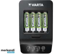 Chargeur universel de batterie Varta, LCD Smart Charger avec batteries, 4xMignon, AA