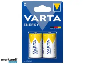 Varta Batería Alcalina, Bebé, C, LR14, 1.5V - Energía, Blíster (Pack de 2)