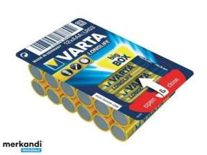 Varta Batterie Alkaline  Micro  AAA  LR03  1.5V   Longlife  Box  12 Pack