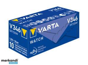 Batterie Varta oxyde d'argent, Knopfzelle, 346, SR712, 1,55 V (paquet de 10)