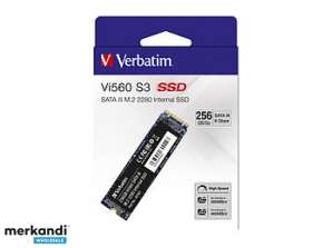 Verbatim SSD 256GB, SATA-III, M.2 2280 - Retail