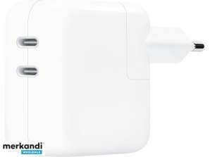 „Apple“ dviejų USB-C prievadų maitinimo adapteris 35 W MNWP3ZM/A