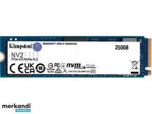 Kingston SSD M.2 250 GB NV2 2280 PCIe 4,0 NVMe SNV2S/250G