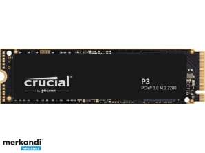 Crucial SSD M.2 500 Go P3 NVMe PCIe 3.0 x 4 CT500P3SSD8