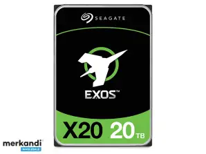 Seagate Exos X20 HDD 20TB 3,5 tommer SAS - ST20000NM002D