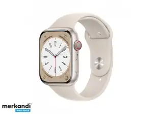 Apple Watch Series 8 alluminio cellulare 44 mm Polarstern - MNK73FD/A