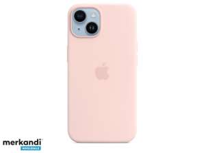Silikonové pouzdro Apple iPhone 14 s MagSafe Chalk Pink MPRX3ZM/A