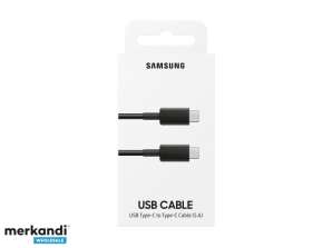 Samsung USB Type C zu Type C Kabel 1m Schwarz EP DN975BBEGWW