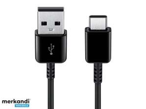 „Samsung“ įkrovimo / duomenų kabelis – USB į USB Type-C – 1,2 m – juodas BULK