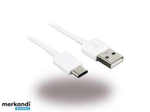 Кабел за зареждане/кабел за данни на Samsung USB към USB тип C 1,5 м бял насипен - EP-DW700CWE