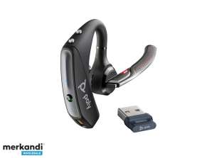 Poly Bluetooth Headset Voyager 5200 UC mit BT700 Dongle   206110 102