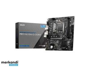 MB MSI PRO H610M-G DDR4 (MS-7D46) LGA1700 - mATX - Detailhandel - 7D46-009R