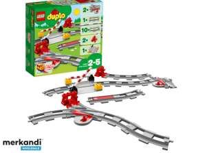 LEGO DUPLO train tracks, construction toy - 10882