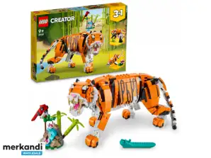 Juguete de construcción LEGO Creator majestuoso tigre - 31129