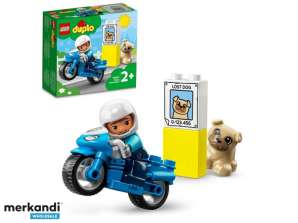 Motocicleta policial LEGO DUPLO, juguete de construcción - 10967