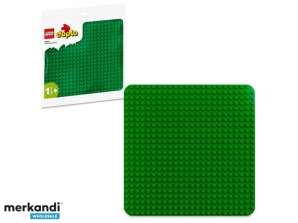 Placa de construcción LEGO DUPLO en verde, juguete de construcción - 10980