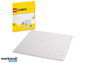 Placa de construção branca LEGO Classic, brinquedo de construção - 11026