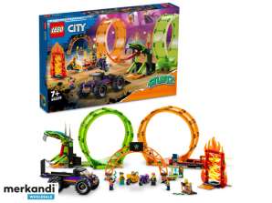 Stavebnica LEGO City Stuntz Stuntz Súprava s dvojitou slučkou - 60339