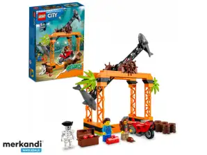 Jucărie de construcție LEGO City Stuntz Shark Attack Stunt Challenge - 60342