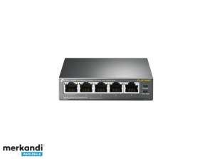 TP-LINK TL-SF1005P niezarządzany Fast Ethernet (10/100) Obsługa Power Over Ethernet (PoE) Czarny