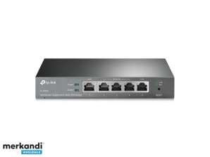 TP LINK SafeStream Gigabit Multi WAN VPN Router Schwarz TL R605