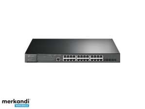 TP-LINK Gigabit Ethernet-administrert svitsj L2+PoE rackmontert TL-SG3428XMP