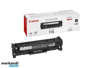 Canon kassett 718 svart 1 stk - 2662B002
