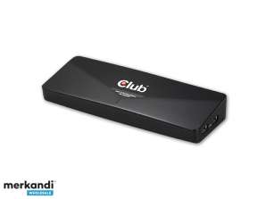 Klubová 3D USB 3.0 4K dokovacia stanica čierna CSV-3103D