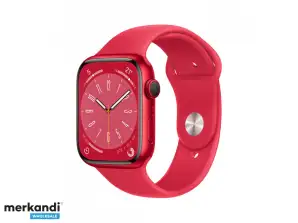 Apple Watch Series 8 GPS 45mm TOODE PUNANE Alumiiniumist ümbris Sport MNP43FD / A