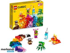 LEGO Classic - Monstruos creativos, 140 piezas (11017)