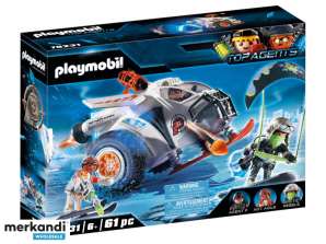 Playmobil Top Agents - Equipo espía Planeadores de nieve (70231)