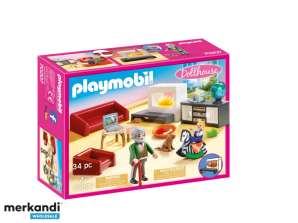 Къща за кукли Playmobil - Уютна всекидневна (70207)