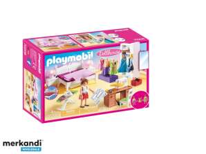 Playmobil Dollhouse - spavaća soba s kutkom za šivanje (70208)