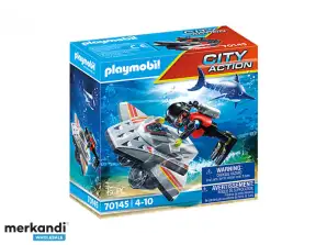 Playmobil City Action - Seenot: Scuter pentru scufundări (70145)