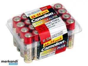 Batterie Camelion alcaline LR6 AA (encadré 24 rue)