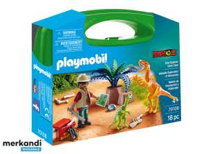 Playmobil Dinos - Куфарче за динозаври и изследователи (70108)