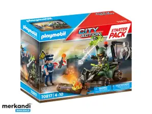 Playmobil City Action - Pack de démarrage Police : Formation au danger (70817)