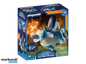 Playmobil Dragons: Dziewięć Krain - Plowhorn & DAngelo (71082)