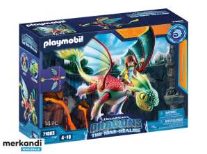 Playmobil Dragons: Les Neuf Royaumes - Plumes & Alex (71083)