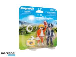 Playmobil City Action   DuoPack Notarzt und Polizistin  70823