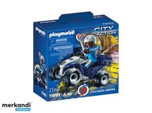 Playmobil pilsētas darbība - Polizei ātruma kvadracikls (71092)