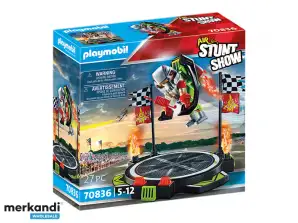 Воздушное каскадерское шоу Playmobil - Флаер с реактивным ранцем (70836)