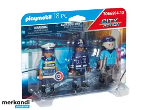 Playmonil City Action - Figur Set Politi (70669)